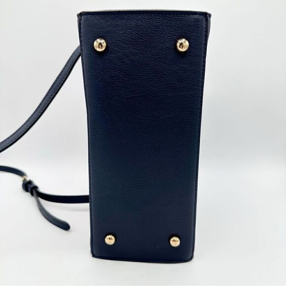 Dune London Pink/Blue Color-block Convertible Structured Satchel/Crossbody Bag - Picture 8 of 11